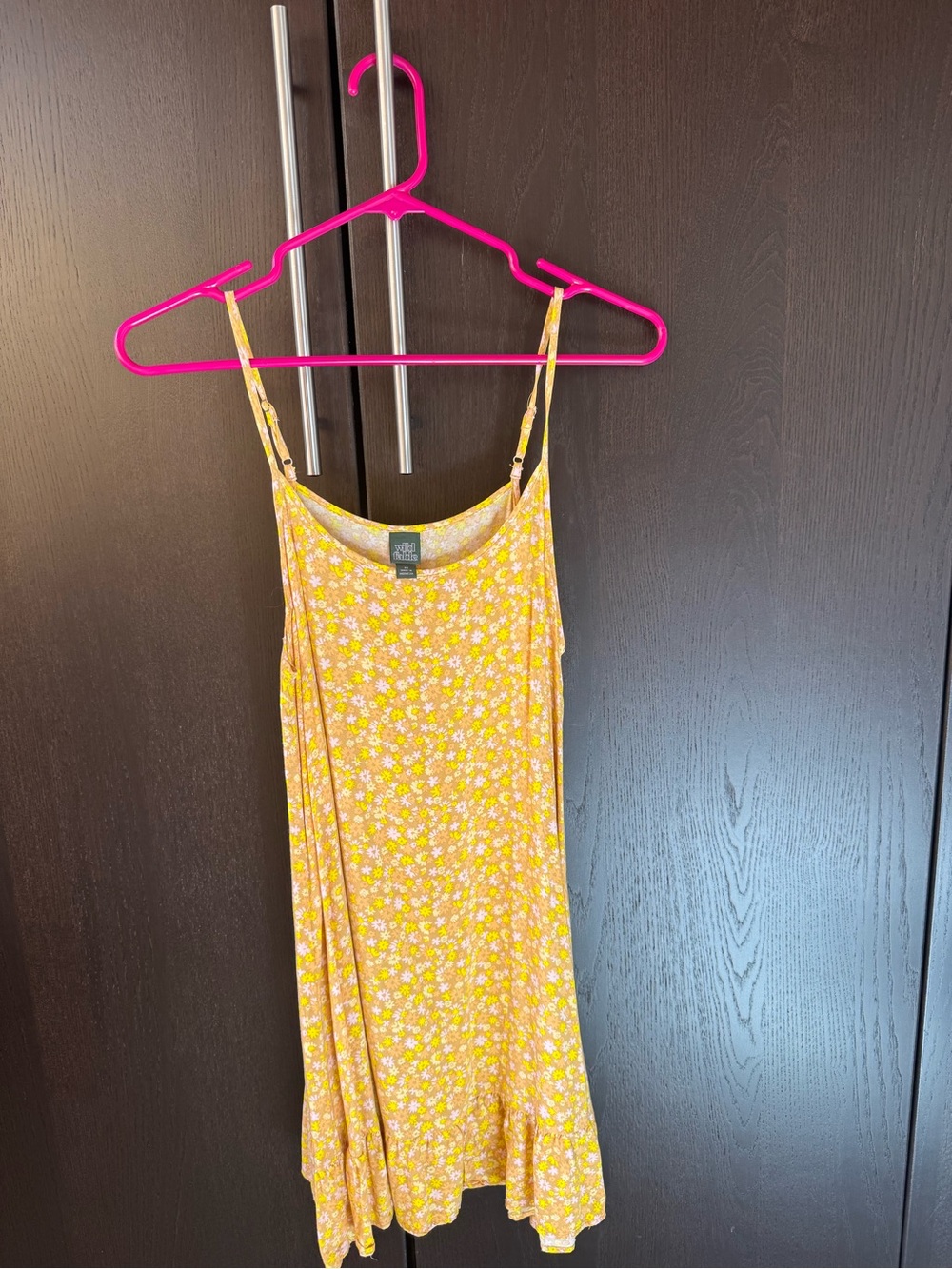 wild fable Yellow Floral Mini Dress • XS
